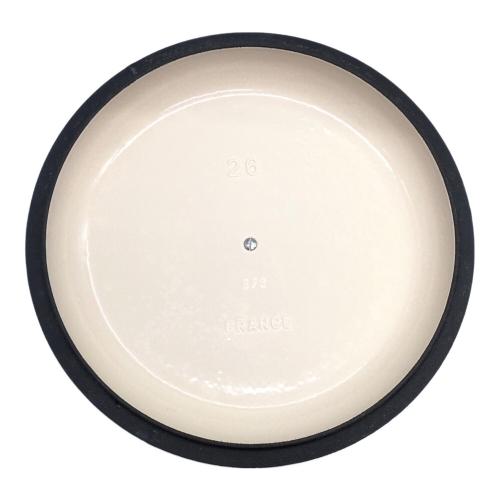 LE CREUSET (ルクルーゼ) 両手鍋 ホワイト シグニチャー ビュッフェ・キャセロール スノーフレーク