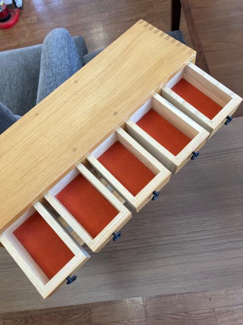 薬箪笥 ひめひきだし ６段５列 ナチュラル てらうちさだお