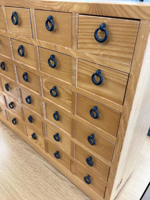 薬箪笥 ひめひきだし ６段５列 ナチュラル てらうちさだお