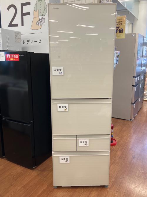 TOSHIBA (トウシバ) 5ドア冷蔵庫 GR-P41GXV 2019年製 411L