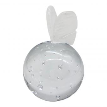 イイノナホ ガラス細工 ペーパーウェイト チョウチョ