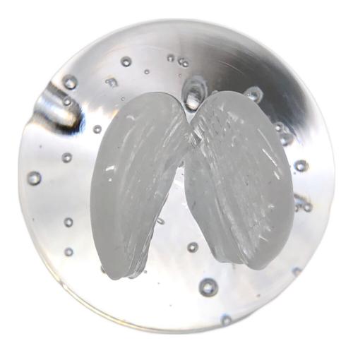 イイノナホ ガラス細工 ペーパーウェイト チョウチョ