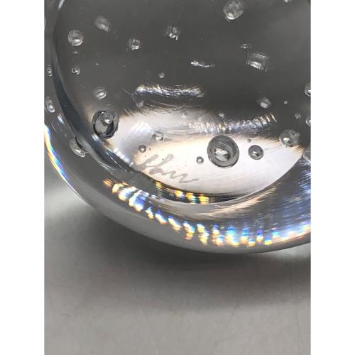 イイノナホ ガラス細工 ペーパーウェイト チョウチョ