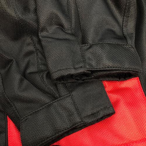 SIMPSON (シンプソン) メッシュジャケット SJ-5117 メンズ SIZE 3L レッド×ブラック