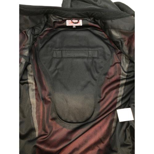 SIMPSON (シンプソン) メッシュジャケット SJ-5117 メンズ SIZE 3L レッド×ブラック