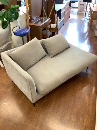 five by five (ファイブバイファイブ) シェーズロングソファ ライトグレー LIBRE