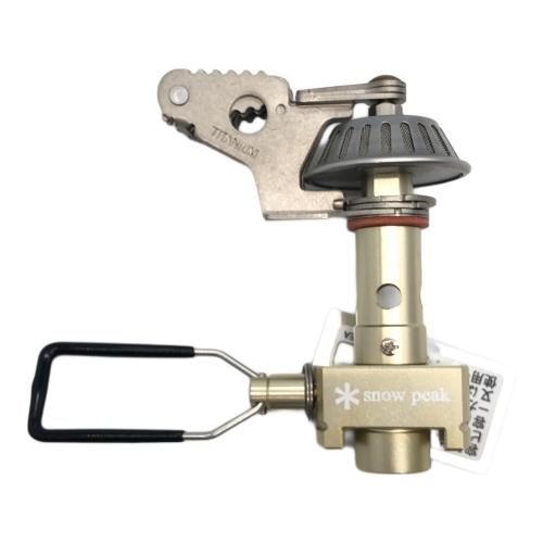 Snow peak (スノーピーク) シングルガスバーナー GST-120R 2020年製 PSLPGマーク有