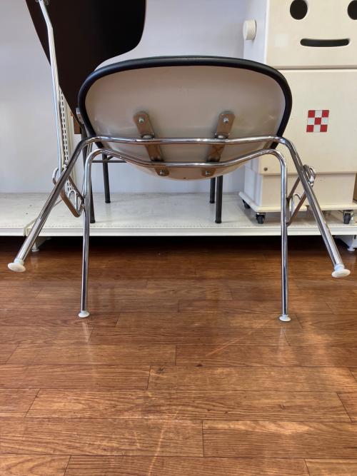 Herman Miller (ハーマンミラー) チェア スクールベースサイドシェルチェア  ブラック×ナチュラル グリーン×ホワイト