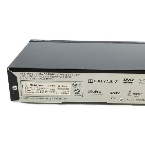 SHARP (シャープ) Blu-rayレコーダー 2B-C10DW1 2022年製｜トレファク