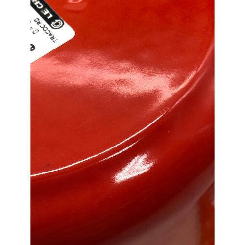 LE CREUSET (ルクルーゼ) 両手鍋 16cm オレンジ トラディション ココットロンド