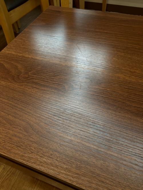 リフティングテーブル  ブラウン　引き出し付