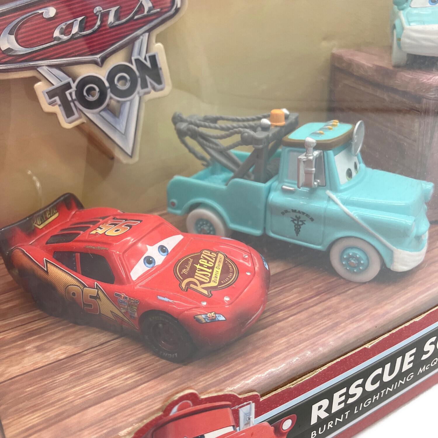 レア！カーズ・トゥーン レスキュー・スクワッド・メーター！ Mattel（マテル）RESCUE SQUAD MATER 4PACK カーズ・トゥーン