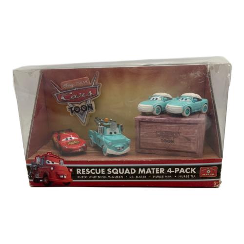 Mattel（マテル）RESCUE SQUAD MATER 4PACK　カーズ・トゥーン/レスキュー・スクワッド・メーター