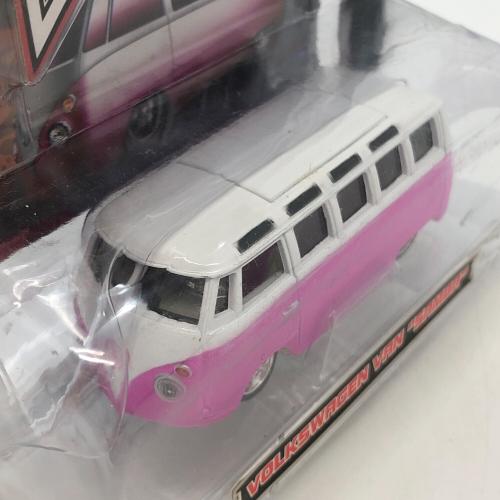 Maisto (マイスト) volkswagen van samba ミニカー ピンク ①