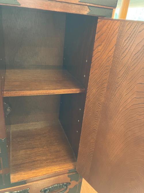 CAPIC（キャピック）時代箪笥 　和箪笥　ブラウン　1枚扉 引き出し付き