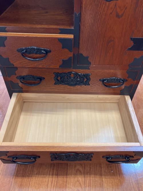 CAPIC（キャピック）時代箪笥 　和箪笥　ブラウン　1枚扉 引き出し付き