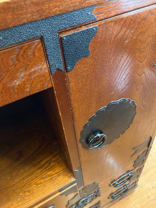 CAPIC（キャピック）時代箪笥 　和箪笥　ブラウン　1枚扉 引き出し付き