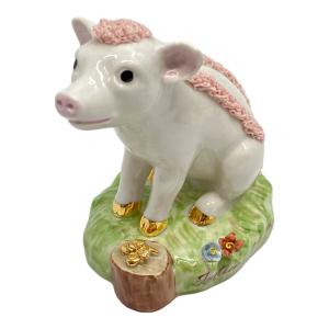 アイリッシュドレスデン (Irish Dresden) フィギュリン 2019 干支　亥（いのしし）