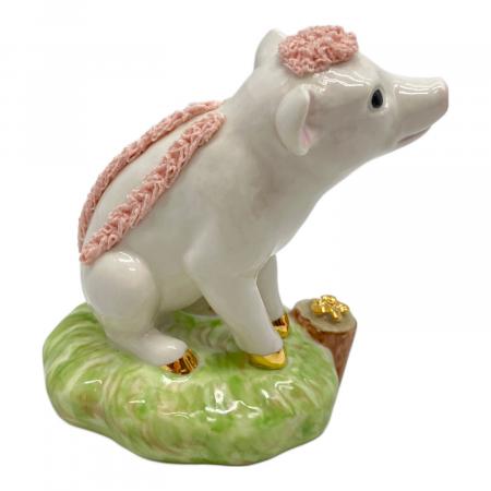 アイリッシュドレスデンの2015年限定 干支フィギュリン（羊） アイリッシュドレスデン (Irish Dresden) フィギュリン 2019 干支 亥