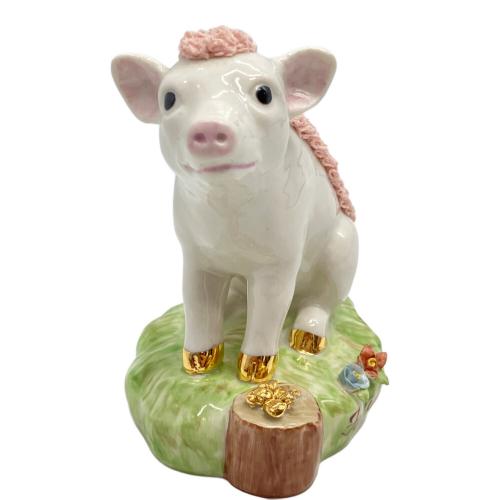 アイリッシュドレスデン (Irish Dresden) フィギュリン 2019 干支　亥（いのしし）