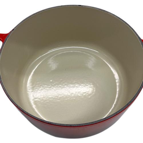 LE CREUSET (ルクルーゼ) 両手鍋 ココットロンド レッド