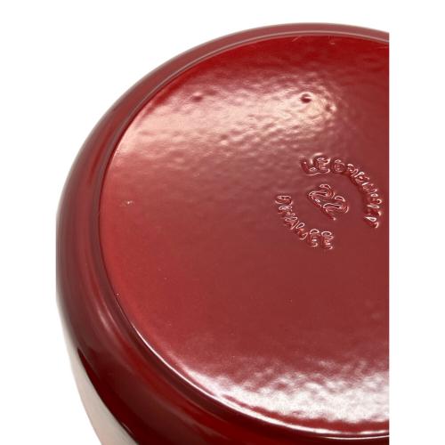 LE CREUSET (ルクルーゼ) 両手鍋 ココットロンド レッド