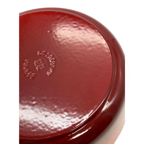 LE CREUSET (ルクルーゼ) 両手鍋 ココットロンド レッド