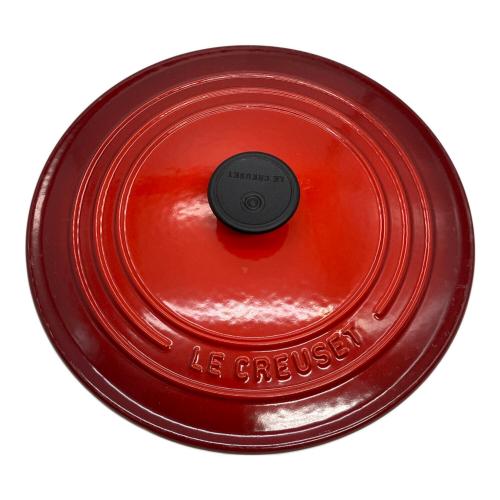 LE CREUSET (ルクルーゼ) 両手鍋 ココットロンド レッド