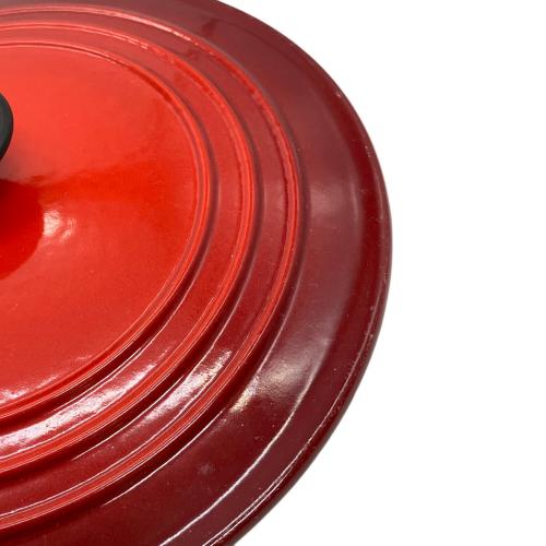 LE CREUSET (ルクルーゼ) 両手鍋 ココットロンド レッド