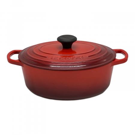 LE CREUSET (ルクルーゼ) 両手鍋 レッド ココット・オーバル 27