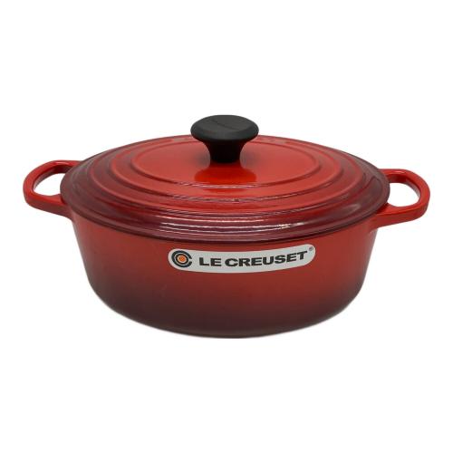 LE CREUSET (ルクルーゼ) 両手鍋 レッド ココット・オーバル　27