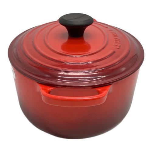 LE CREUSET (ルクルーゼ) 両手鍋 レッド ココット・オーバル　27