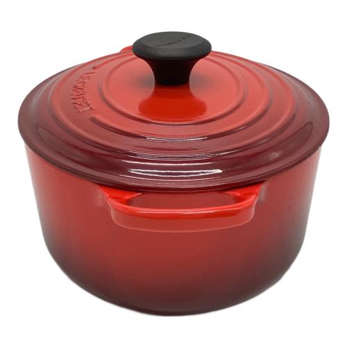 LE CREUSET (ルクルーゼ) 両手鍋 レッド ココット・オーバル　27