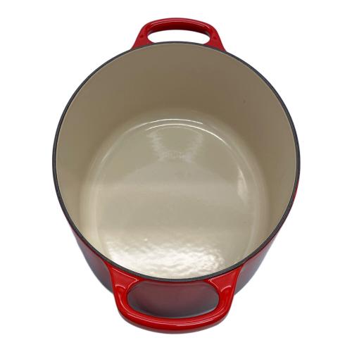LE CREUSET (ルクルーゼ) 両手鍋 レッド ココット・オーバル　27