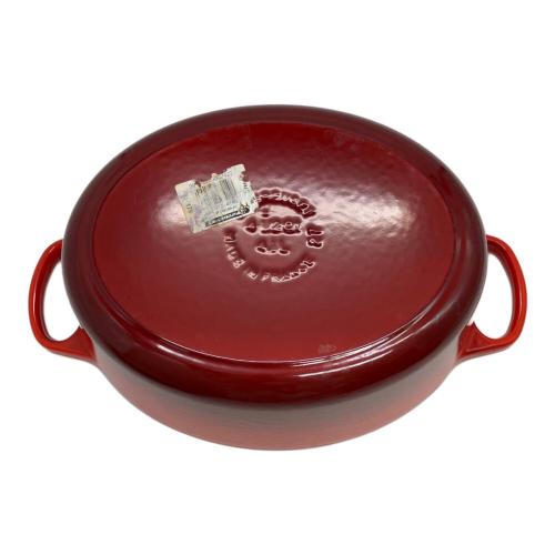 LE CREUSET (ルクルーゼ) 両手鍋 レッド ココット・オーバル　27