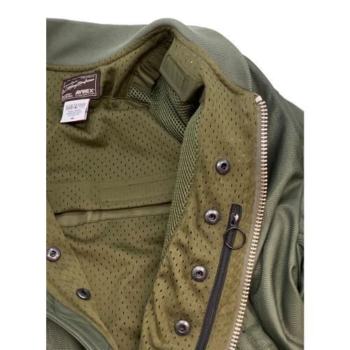 AVIREX (アヴィレックス) ライダースジャケット A2L1001 メンズ SIZE XL セージグリーン
