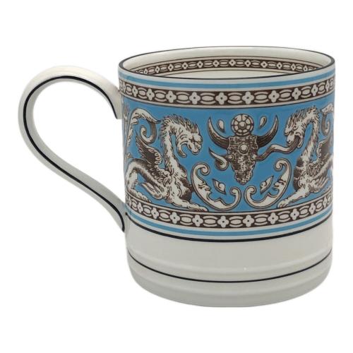 Wedgwood (ウェッジウッド) マグカップ 黒壺 フロレンティーン・ターコイズ