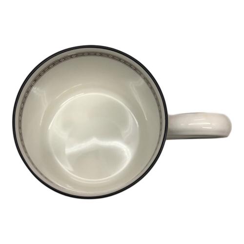 Wedgwood (ウェッジウッド) マグカップ 黒壺 フロレンティーン・ターコイズ