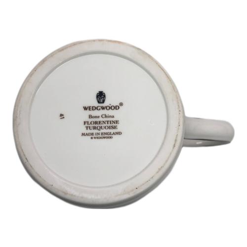 Wedgwood (ウェッジウッド) マグカップ 黒壺 フロレンティーン・ターコイズ