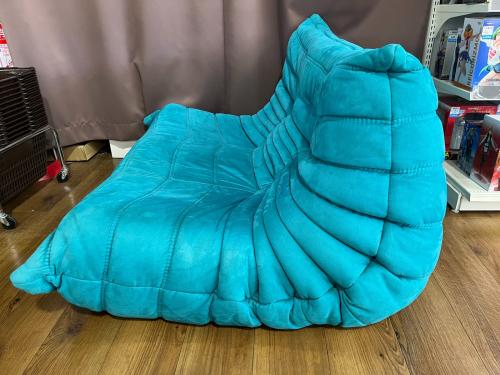 ligne roset (リーンロゼ) 2人掛けソファー ブルー Togo 2p