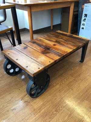 journal standard Furniture (ジャーナルスタンダードファニチャー) トロリーテーブル BRUGES 97 ブラウン×ブラック
