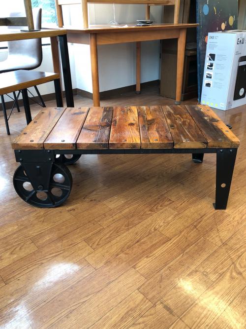 journal standard Furniture (ジャーナルスタンダードファニチャー) トロリーテーブル BRUGES 97 ブラウン×ブラック