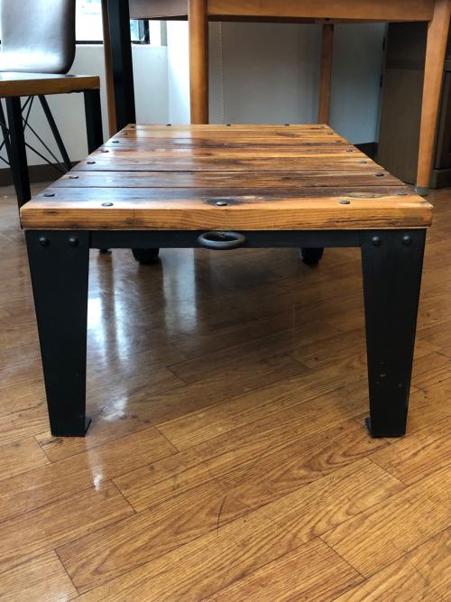 journal standard Furniture (ジャーナルスタンダードファニチャー) トロリーテーブル BRUGES 97 ブラウン×ブラック