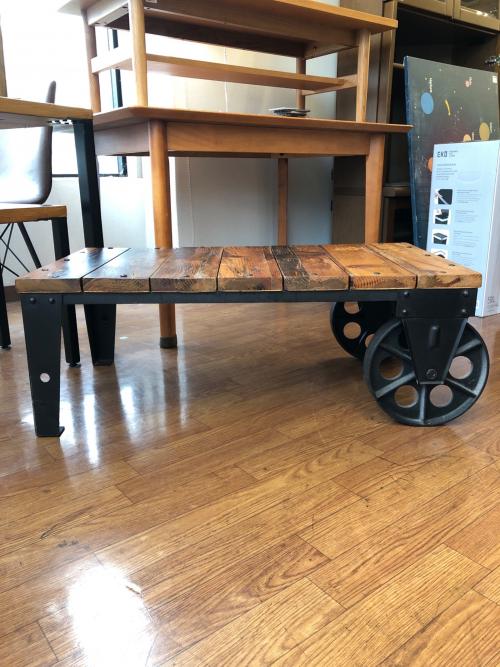 journal standard Furniture (ジャーナルスタンダードファニチャー) トロリーテーブル BRUGES 97 ブラウン×ブラック
