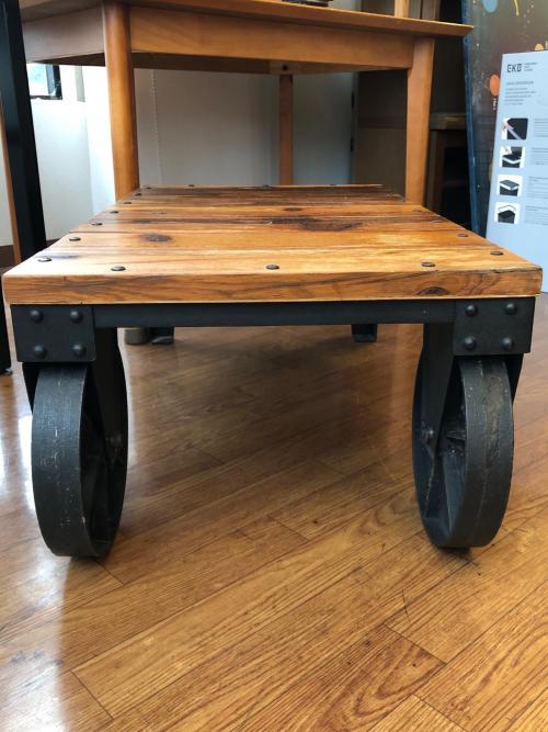 journal standard Furniture (ジャーナルスタンダードファニチャー) トロリーテーブル BRUGES 97 ブラウン×ブラック