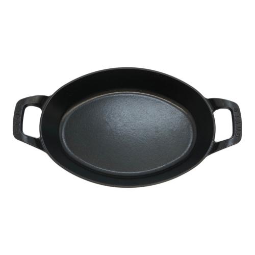 Staub (ストウブ) オーバルスタッカブルディッシュ 24㎝ ブラック