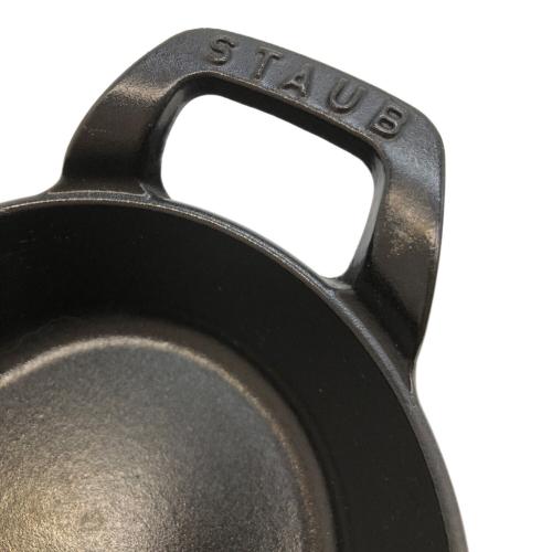 Staub (ストウブ) オーバルスタッカブルディッシュ 24㎝ ブラック