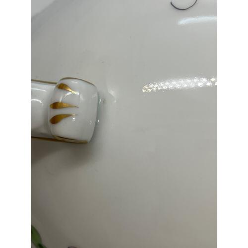 Herend (ヘレンド) コーヒーポット 花柄 ホワイト インドの華