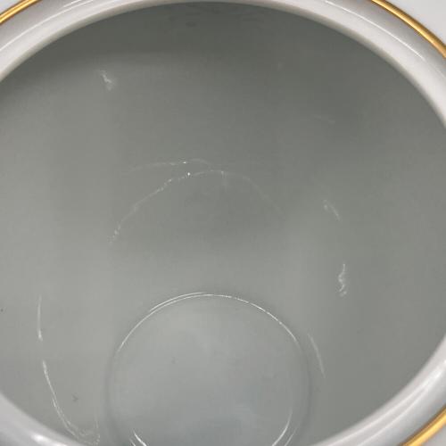 Noritake (ノリタケ) ティーポット ホワイト×レッド ゴールドメア