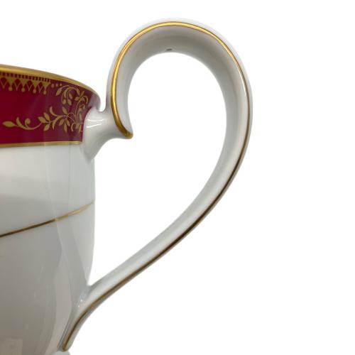 Noritake (ノリタケ) ティーポット ホワイト×レッド ゴールドメア